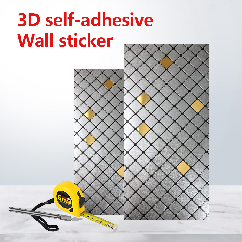 modern design ixpe self-adhesive wall covering Waterproof mosaic wall sticker for kitchen bathroom
