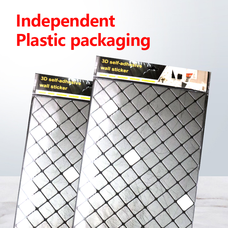 wholesale price Soundproof durable wall covering home self adhesive IXPE mosaic 3d decorative wall stickers