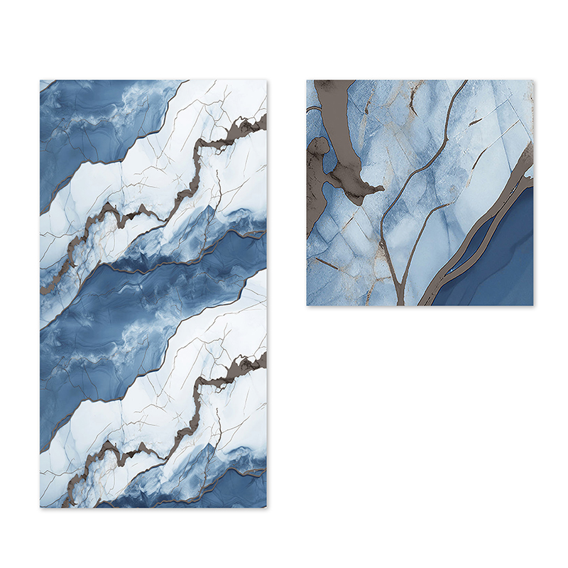 factory wholesale modern design Self Adhesive IXPE Waterproof UV Marble Wall Sticker for Household Use