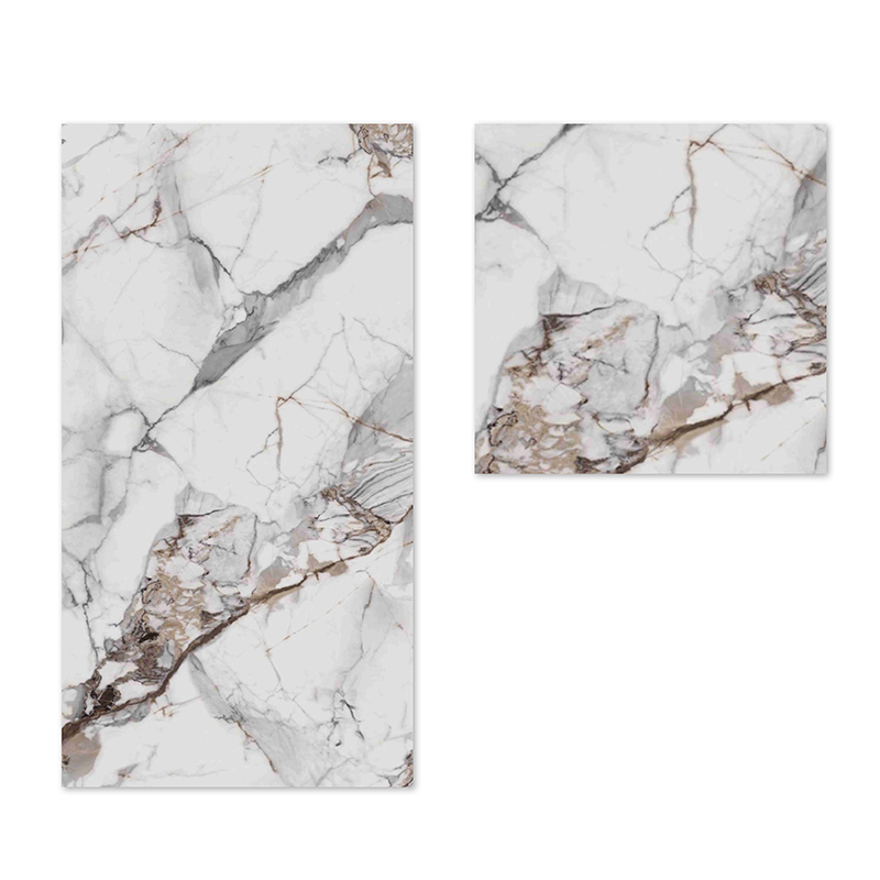 factory wholesale modern design Self Adhesive IXPE Waterproof UV Marble Wall Sticker for Household Use