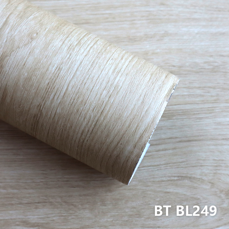 home use Bedroom living room Furniture Sticker Self Adhesive wood grain wall panel pvc sticker