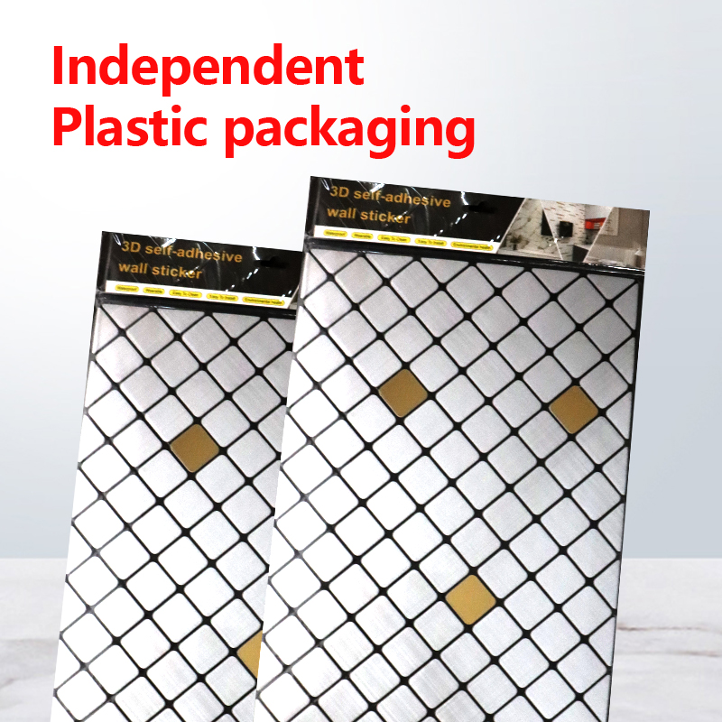 Modern Style Self-Adhesive ixpe Mosaic 3d decoration wall sticker for home living room kitchen