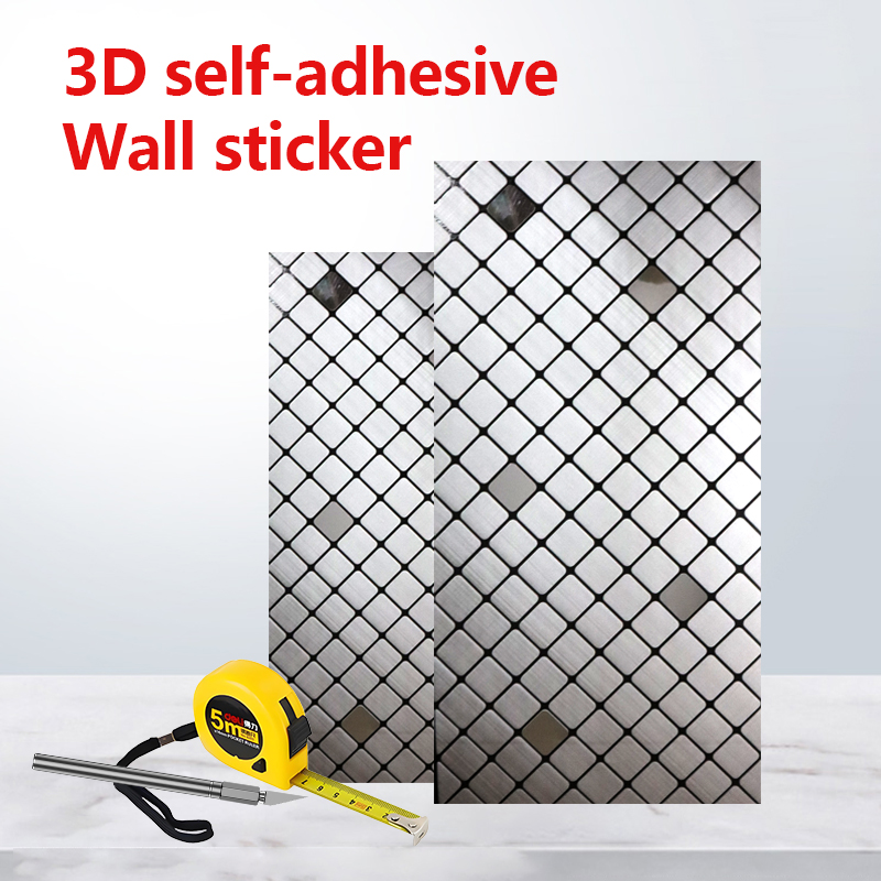 Sound Insulation IXPE mosaic wall sticker custom self adhesive home decor wall sticker 3d for living room kitchen