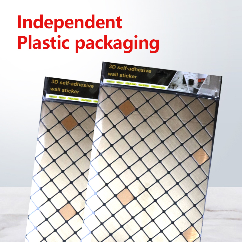 Eco-Friendly IXPE mosaic self adhesive stickers waterproof home decorations 3d wall sticker