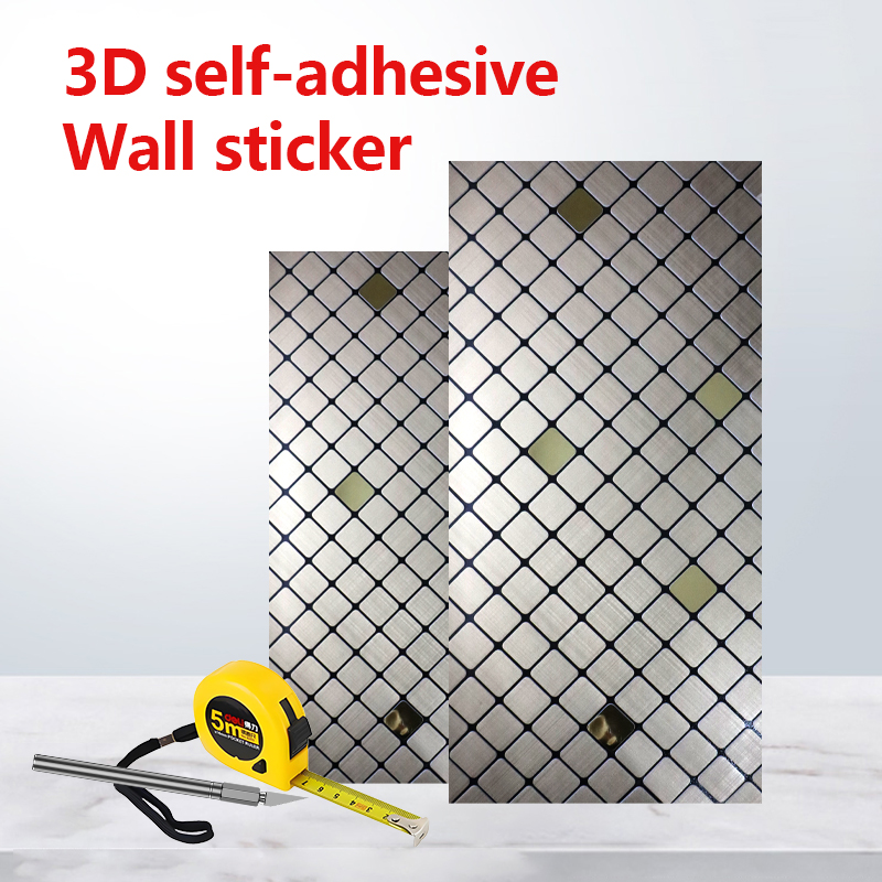 Indoor Decorative Self-Adhesive Removable Wall Sticker 3d mosaic ixpe wall sticker for Smooth Surface