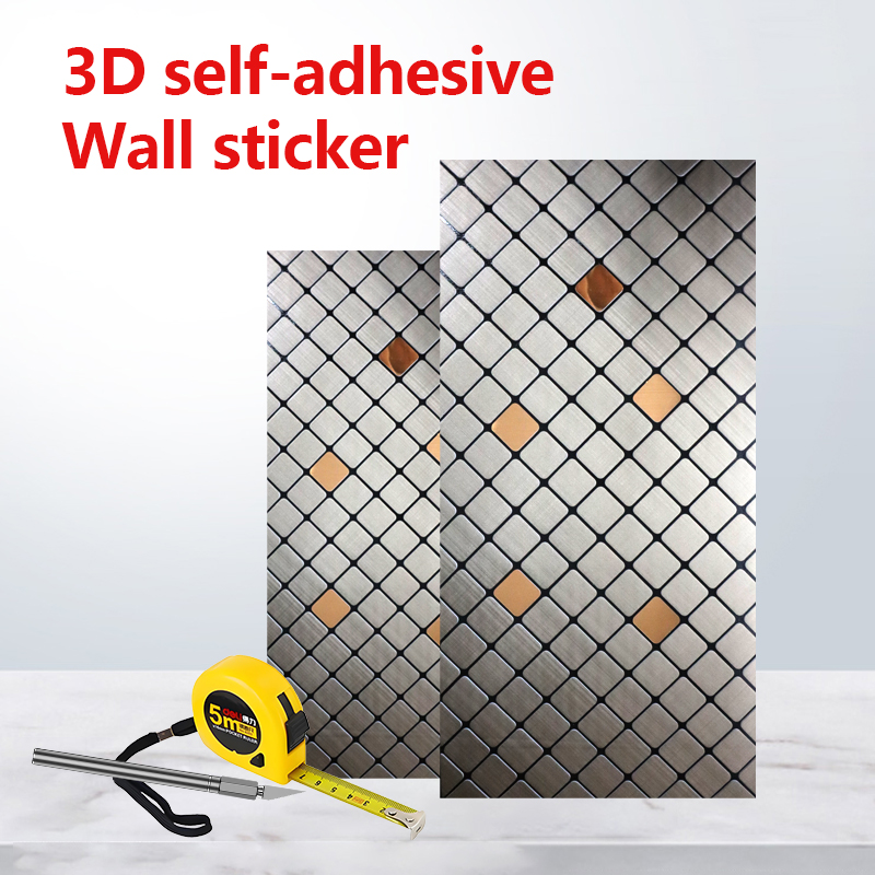 cost-effective High Quality Waterproof 3d wall sticker modern design self adhesive mosaic wall sticker easy peel