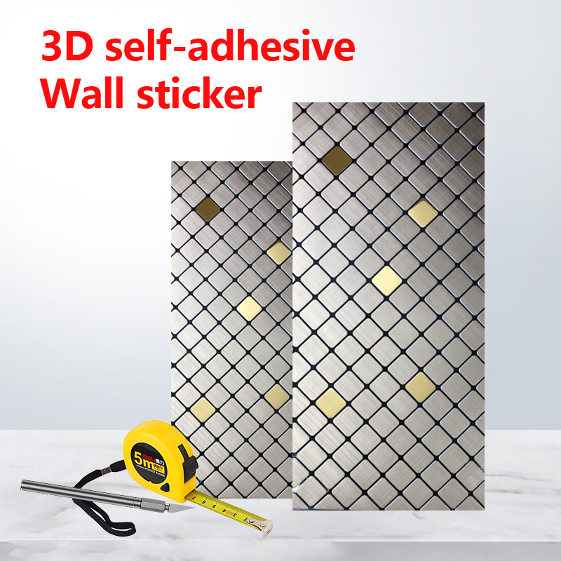 Indoor Decorative Self-Adhesive Removable Wall Sticker 3d mosaic ixpe wall sticker for Smooth Surface