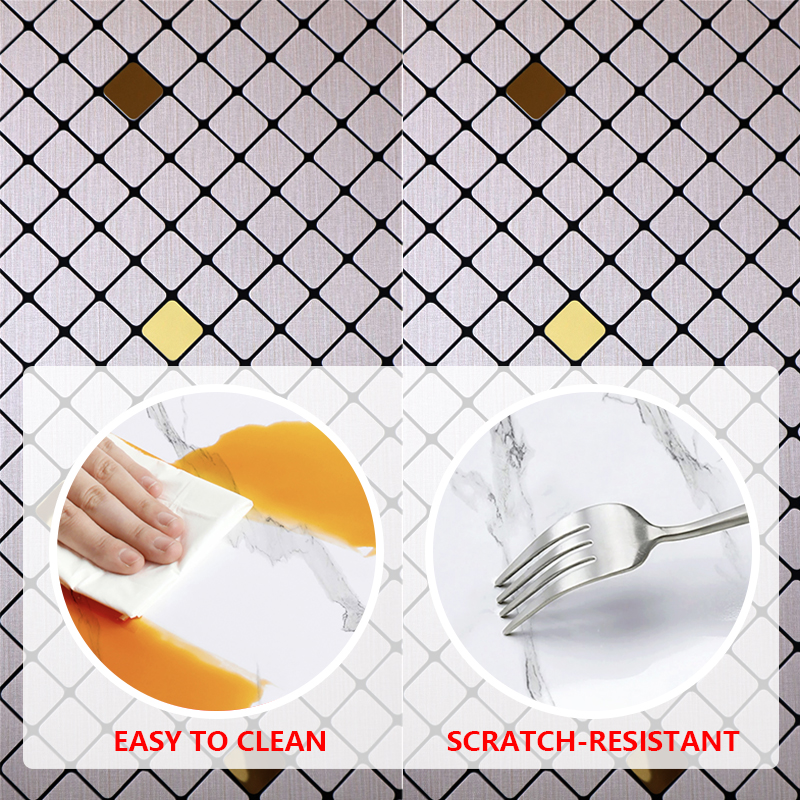 cost-effective High Quality Waterproof 3d wall sticker modern design self adhesive mosaic wall sticker easy peel