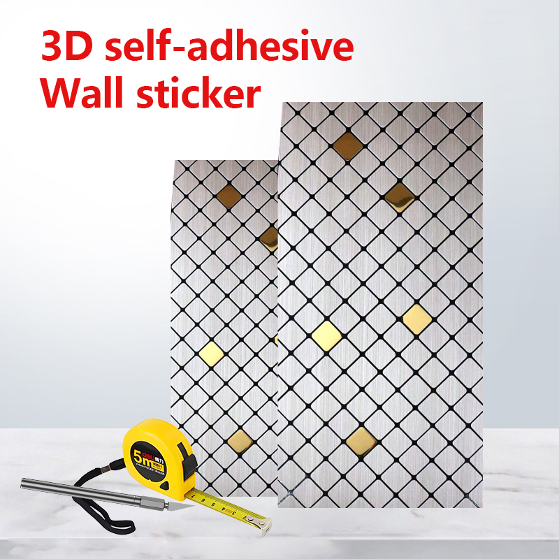 wholesale price Soundproof durable wall covering home self adhesive IXPE mosaic 3d decorative wall stickers