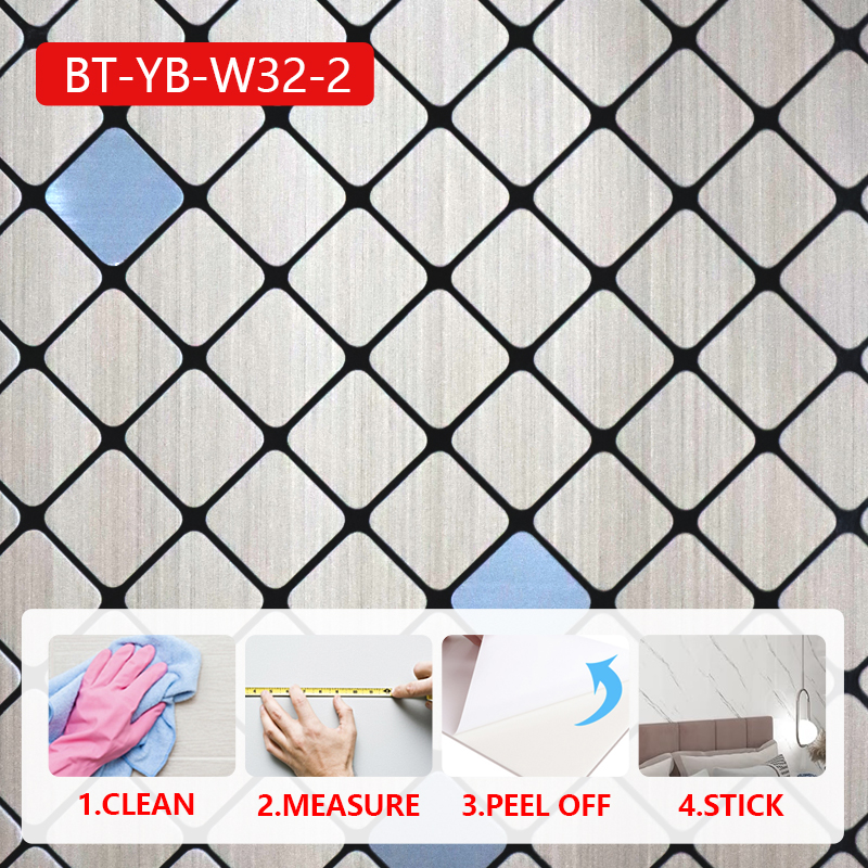 wholesale price Soundproof durable wall covering home self adhesive IXPE mosaic 3d decorative wall s