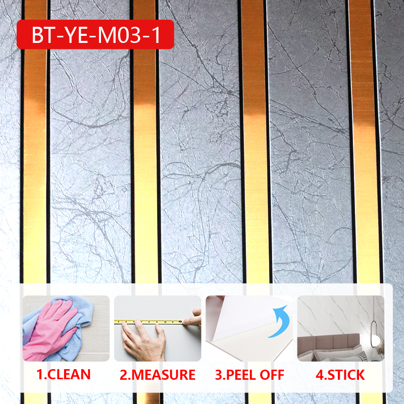 modern design ixpe self-adhesive wall covering Waterproof mosaic wall sticker for kitchen bathroom