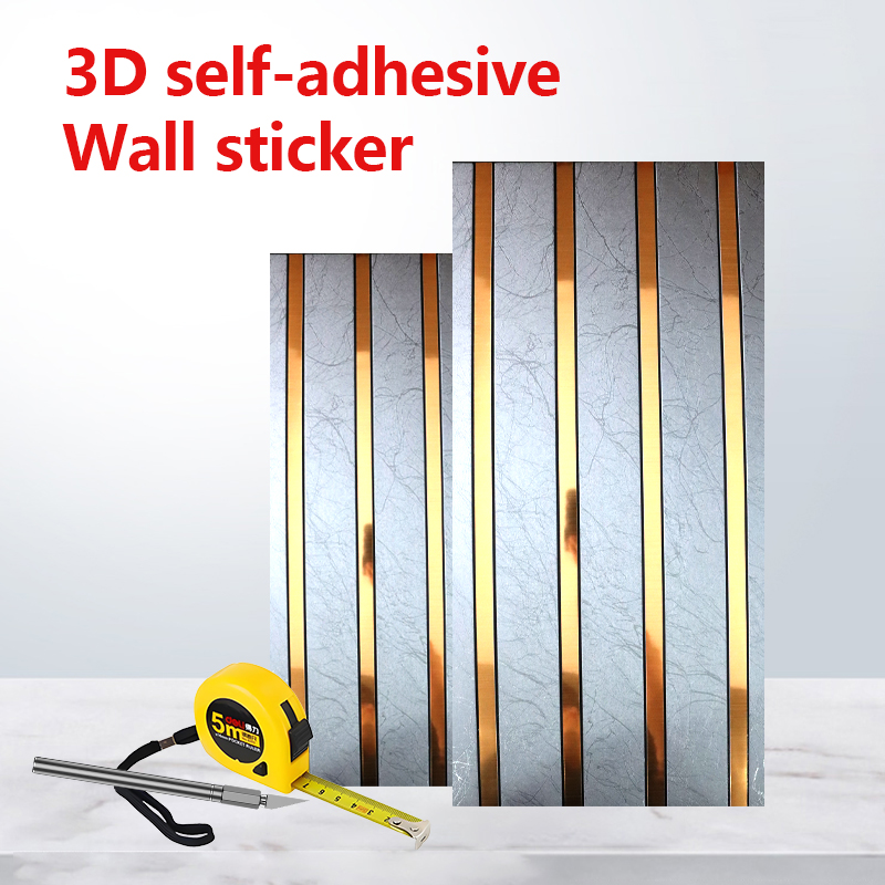 modern design ixpe self-adhesive wall covering Waterproof mosaic wall sticker for kitchen bathroom