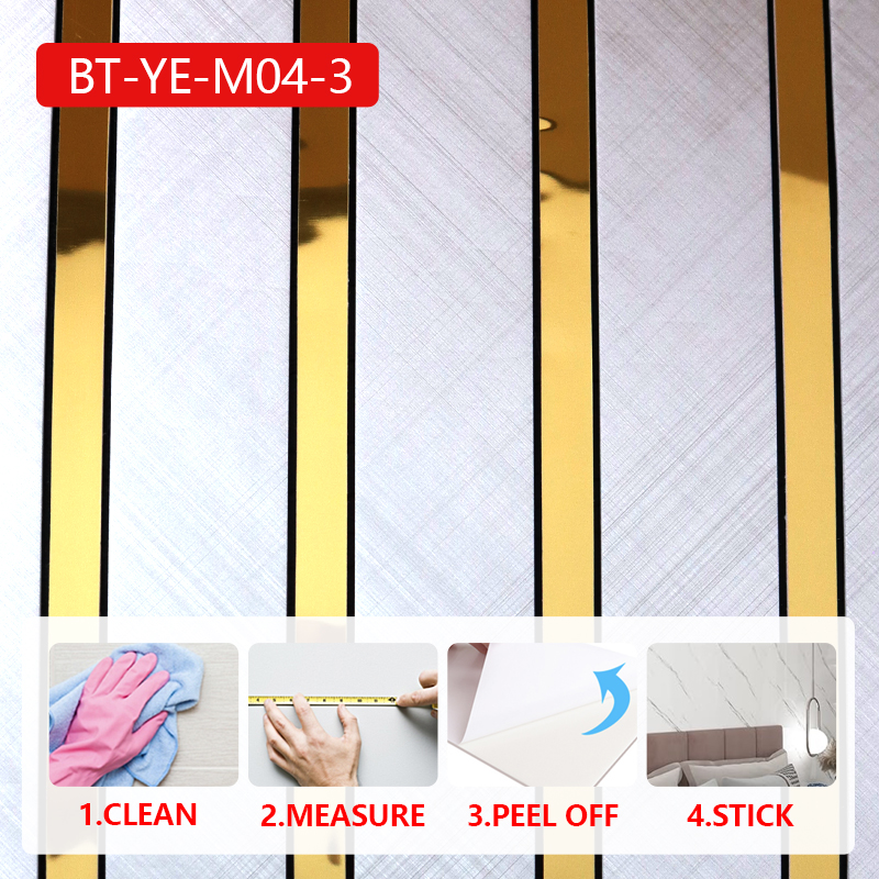 modern home wall stickers easy installing Mosaic Style IXPE self adhesive indoor wall sticker