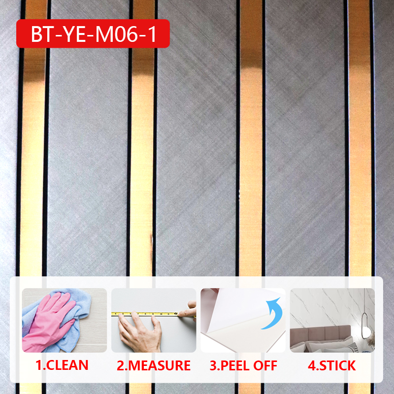 Eco-Friendly decorative 3 d IXPE wall sticker Soundproof self adhesive mosaic sticker for kitchen ba