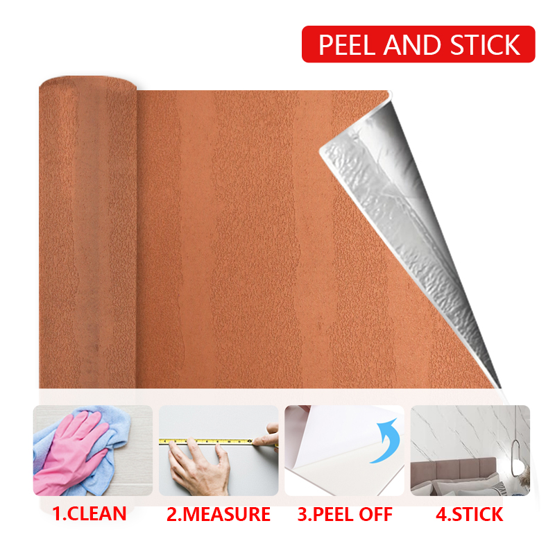 custom design wall sticker roll self adhesive IXPE Raised Soft Clay stickers for wall decoration