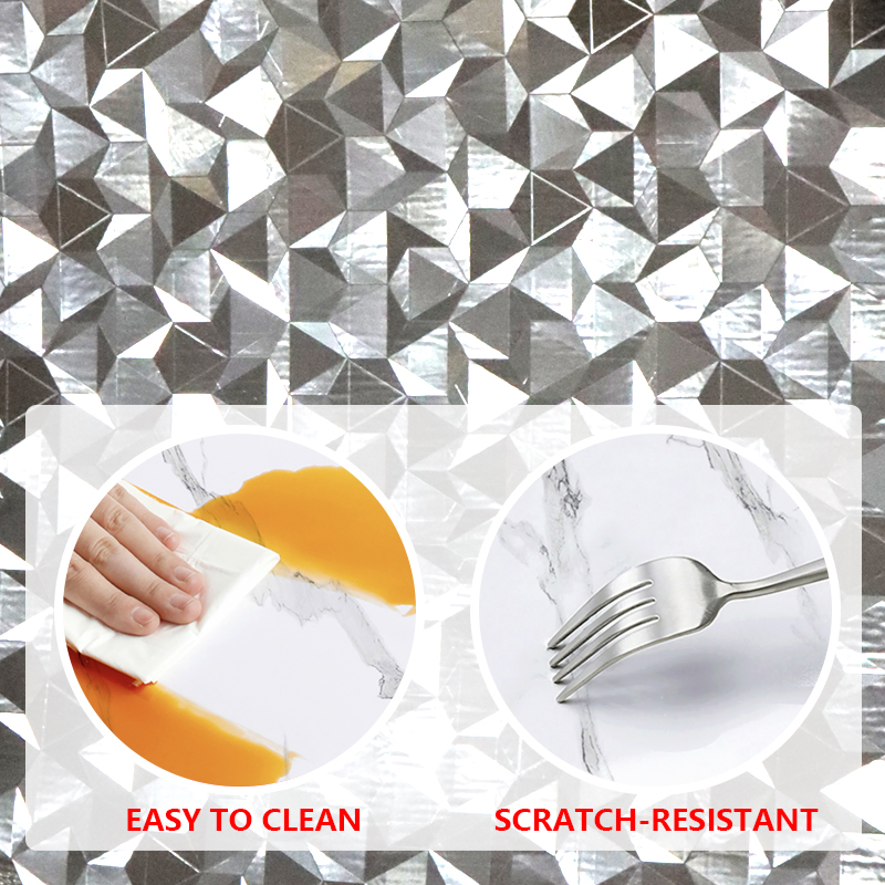 Mold Resistant Waterproof Ixpe Wallpapers Self-Adhesive Wall Sticker for Bathroom and Kitchen