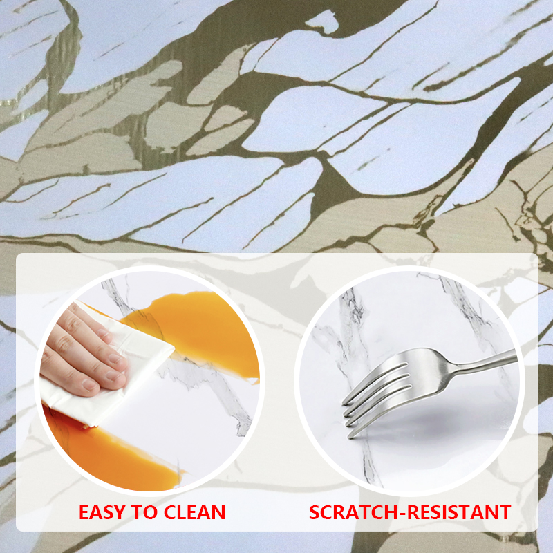 Mold Resistant Waterproof Ixpe Wallpapers Self-Adhesive Wall Sticker for Bathroom and Kitchen
