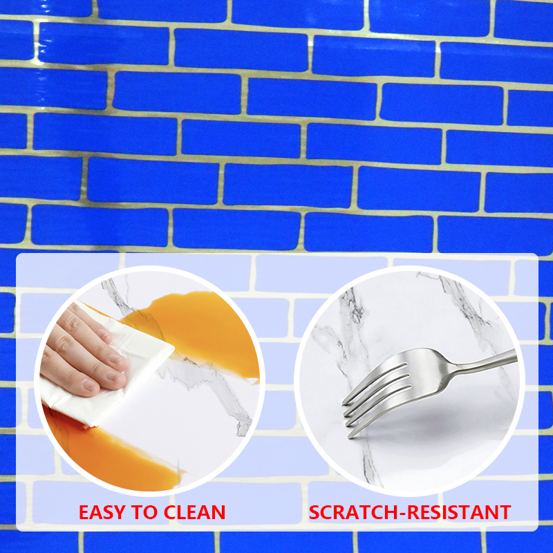 hot selling cheap Wall Panel Stickers IXPE UV marble decorative wall sticker custom for Home Decor