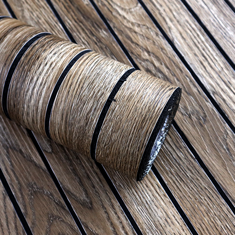 OEM Home Decor 3d grille self adhesive wall sticker Removable wood grain IXPE fluted wall panel sticker