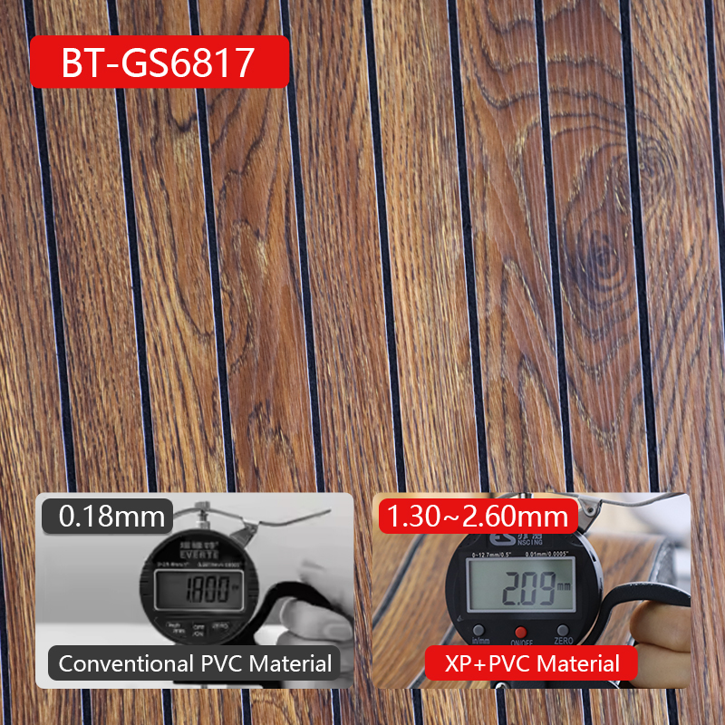 OEM Home Decor 3d grille self adhesive wall sticker Removable wood grain IXPE fluted wall panel stic