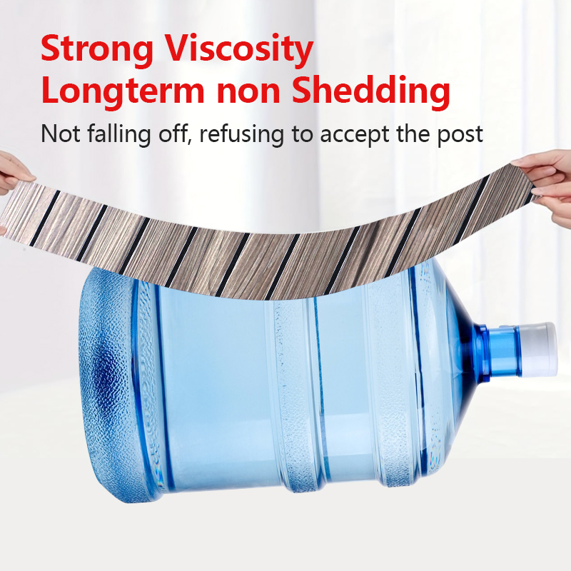 modern home Self Adhesive IXPE Fluted Wall Sticker Durable fashion wood pattern grille wall stickers