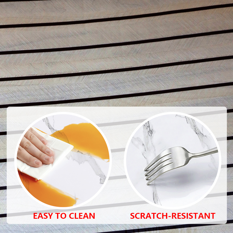 High Gloss marble grain Self-Adhesive Waterproof ixpe 3d fluted wall sticker for Living Room and Bathroom