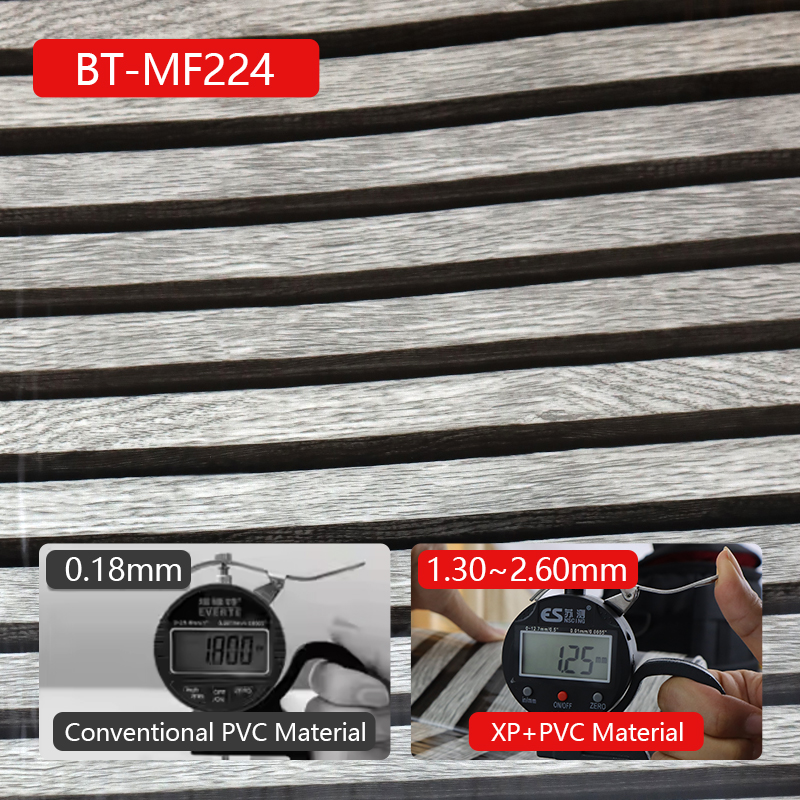 new design indoor decoration self adhesive wall sticker wood veneer fluted wall sticker for home off