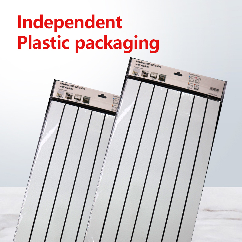 modern home Self Adhesive IXPE Fluted Wall Sticker Durable fashion wood pattern grille wall stickers