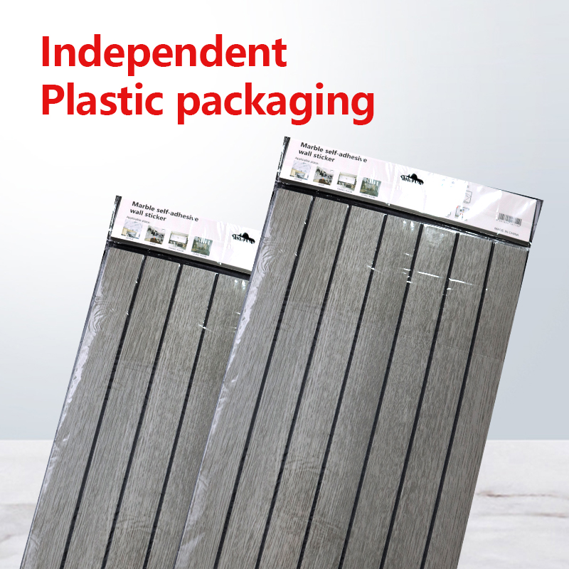 modern design living room tv background fluted wall sticker 3d wood grain IXPE pvc self-adhesive wall sticker