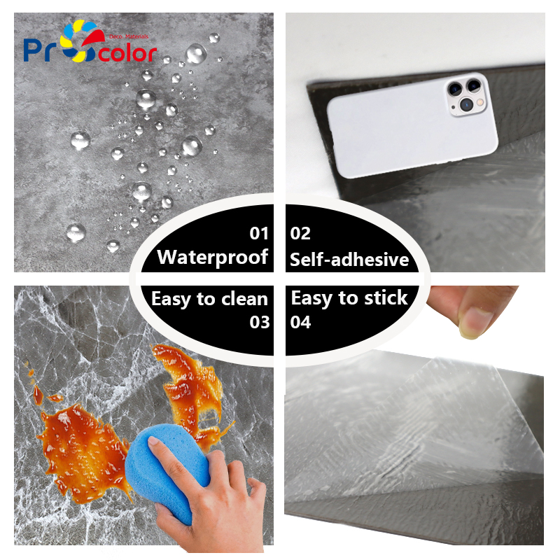 high quality Self-Adhesive LVT Flooring Slip Resistant waterproof vinyl lvt flooring for Apartment Family Home