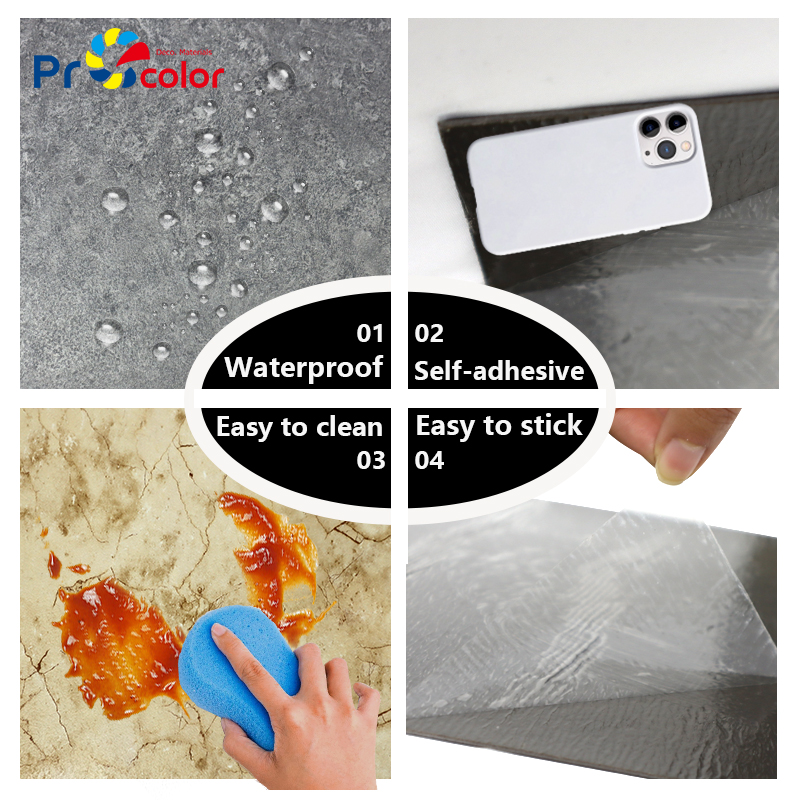 factory price modern design waterproof self adhesive PVC vinyl flooring oem lvt flooring for living room