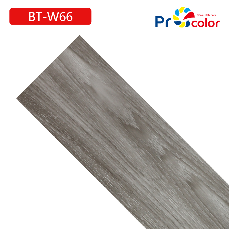 Wholesale Stylish wood grain pvc flooring waterproof self adhesive vinyl floor tiles for interior de